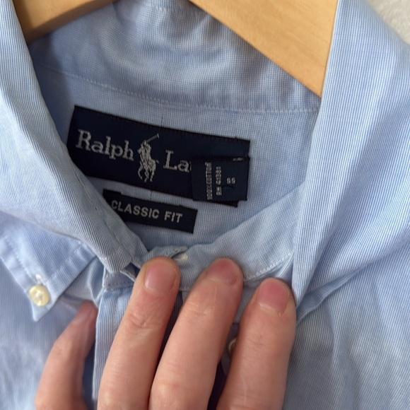 Ralph Lauren large Light Blue Shirt large - Picture 4 of 6